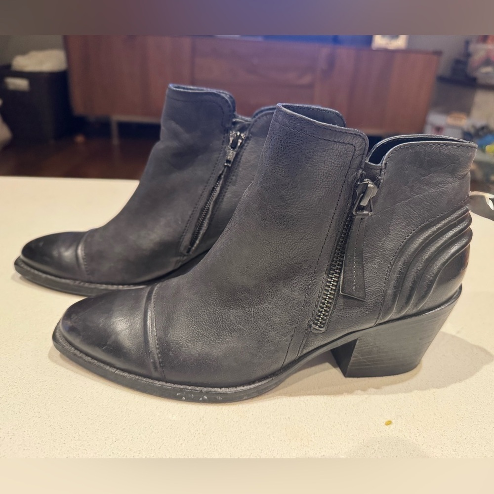 Paul Green Diandra Black Ankle Booties - Picture 3 of 9